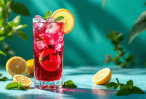 Chá Gelado de Hibisco