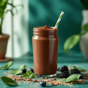 Smoothie Energético de Cacau